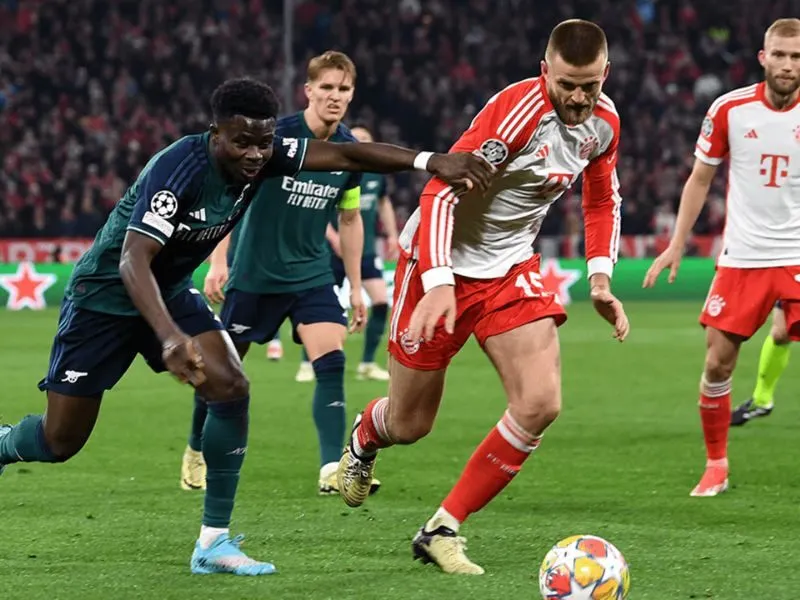 Phân tích đội hình Arsenal gặp Bayern