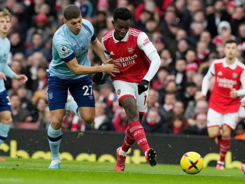 Thông tin về trận đấu giữa đội hình Brentford gặp Arsenal
